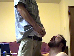 Submission, sitting on face, gay action