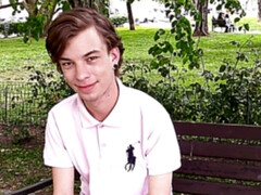 Long-haired amateur pretty boy gets ass-fucked DEEP