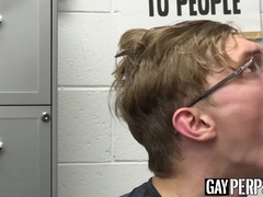 Homo perp Darron Bluu dominated by young officer Cole Church