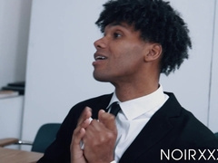 Ebony dudes Adrian Hart and Tony Genius set the books aside to fuck one another