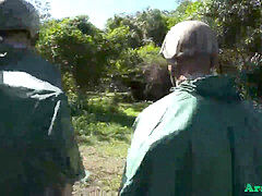 Military cub abjected in outdoors pound