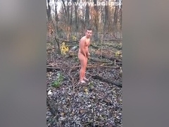Naked in forest 1