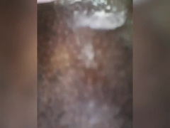 RAILING MY FAKE PENIS UP CLOSE