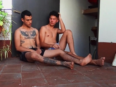 Cubs Gus And Fena Fellate Each Other Before Pummeling In Doggy Style At A Shady Spot - REALITY MEN