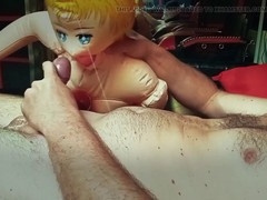 Doll cum, pumped cock fuck, cock pumping