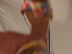 I bang my counterpart's heel