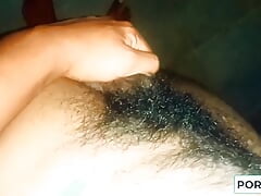 Asian sri lankan guy full undressed handjob fun at home