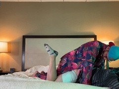 Rapper Smashing a Stellar Trans Damsel Rigid