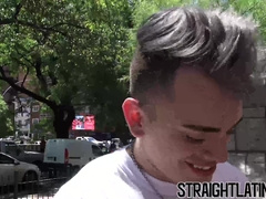 Hot Latino bottom picked up and stuffed with bare dick