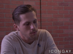 Cute young men foreplay before having wild anal fuck fest