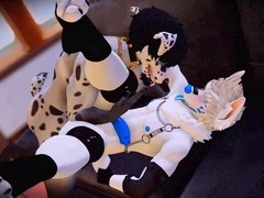 Furry Pups Having Fun - SecondLife wooly adult content