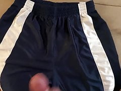Cum on roommates basketball shorts