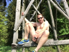 Buttplugged and then poked by my Fake Penis