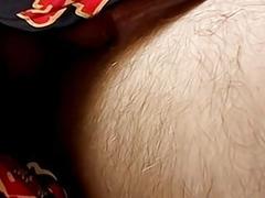 Twink tugs on his boner and fucks a fleshlight hard