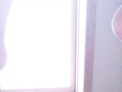 Fellow pounds his bootie with cucumber