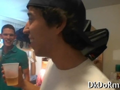 Watch these hot studs get wild with each other in a steamy gangbang