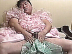 Crossdresser dress, gay, japanese masturbate