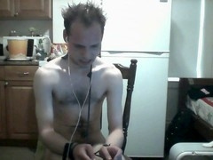 Intense gay encounter in a private, setting