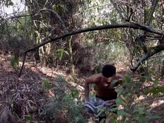 nosey heterosexual dude witnessed me jacking in the thicket and completed up plumbing us