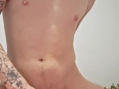 Toying with Vibing Rectal Beads for the First-ever Time (total movie, mighty ejaculation)