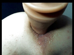 Preparing my ass for a deep fuck