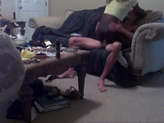 Tall Stunning White Dude Breeds Tiny Black T-Model258