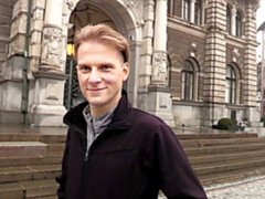 Blond-haired dude enjoying passionate sex in POV