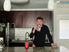 NEXT DOOR STUDIOS - Macho top barebacking tattooed beau from behind in indoor couple