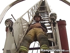 Good looking hunk enjoys playing with his massive schlong