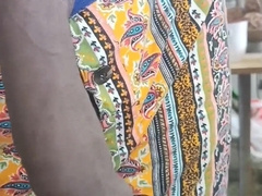 Petting my buddy with a giant black and enormous schlong over his briefs.