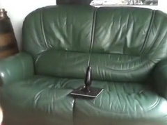 21yo dildo fuck on couch