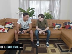 BrotherCrush - Cute Teen Dakota Lovell Bends Over And Spreads His Ass Cheeks For Stepbro Amone Bane