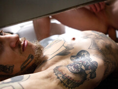 Raw anal at the toilet with a random gay dude