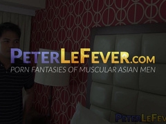 John Rene and crazy rich BF Alec Cruz fuck over a bed covered with cash