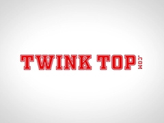 TwinkTop - Silver dad coach instructs brief strung up jock how to smash