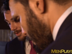 Classy stud sucks dick and spreads asscheeks for anal fuck