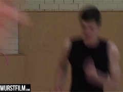 WurstFilm.com - Bald and used by gym coach