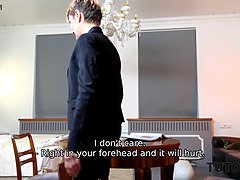 Strict tutor doesnt mind having quick sex with new