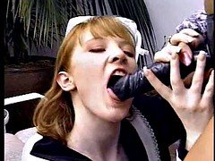 Anal, Lesbienne, Strapon, Rétro ancien