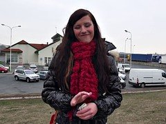 Amateur Czech babe picked up and pounded