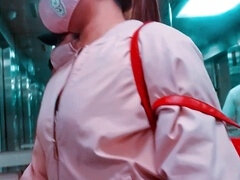 Asiatisch, Sporthalle, Masturbation