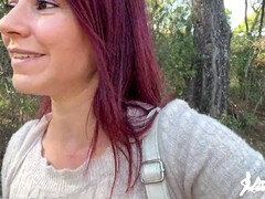 Leie, Blasen, Paar, Sperma im mund, Spermaladung, Französisch, Handjob, Im freien