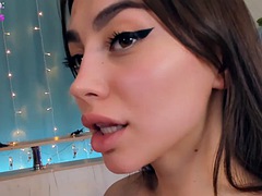 素人, 美女, キス, レズビアン