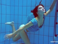 Amateur, Hd, Naturelle, Piscine, Chatte, Solo, Adolescente, Sous marin