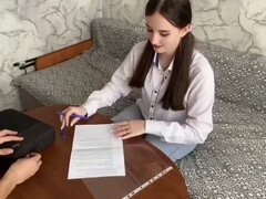 巨大クリトリス, 黒人, フェラチオ, 自家製, オマンコ, ロシア人, ストッキング, タトゥー