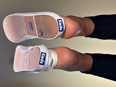 Leie, Schwarz, Schwarz, Füsse, Pov