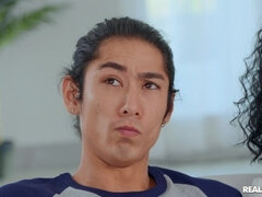 Жопа, Большой член, Большие сиськи, Черные, Грудастые, Межрасовый секс, Втроем, Сиськи