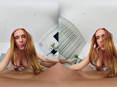 3d, デカ尻, デカパイ, フェラチオ, ハードコア, ハメ撮り, 現実, 赤毛