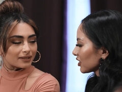 Morgan Lee's Tempting Reveal in a Seductive Game
