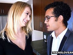 Petite blonde teen Natalia Starr takes a deep anal pounding with her butthole